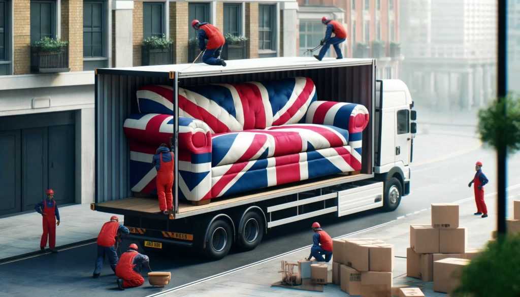 Transport mebli do Anglii