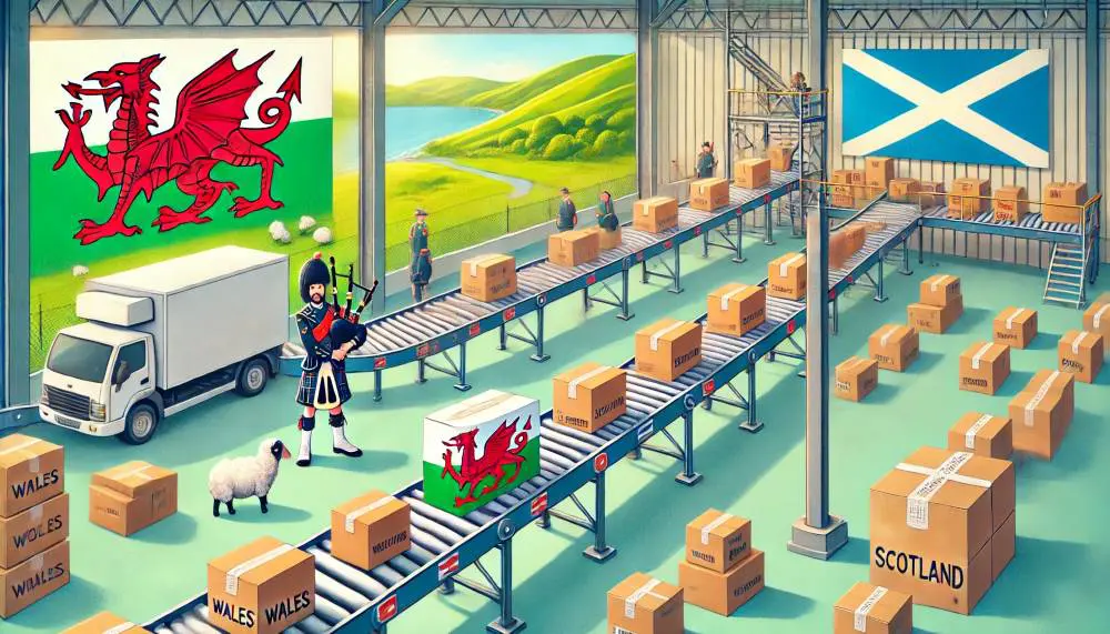 prezent do anglii i szkocji