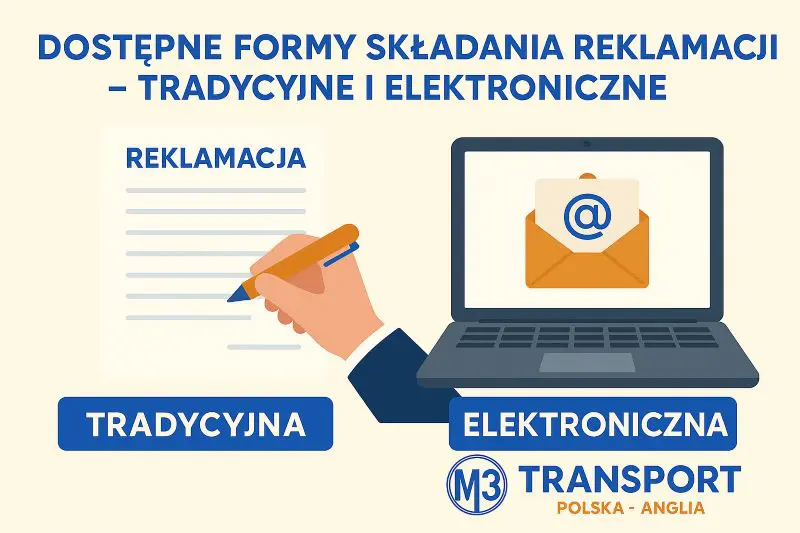 Dostępne formy składania reklamacji – tradycyjne i elektroniczne