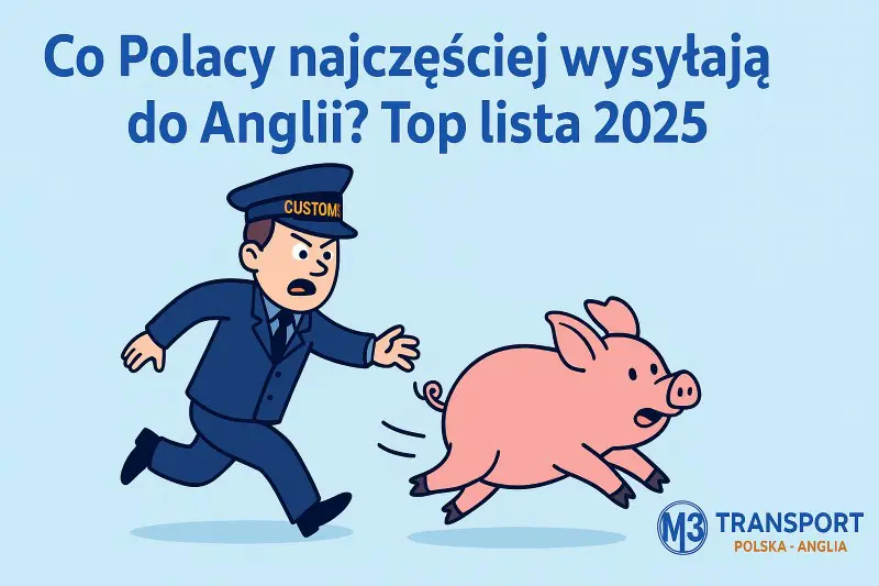 Co polacy najczęsciej wysyłają do Anglii