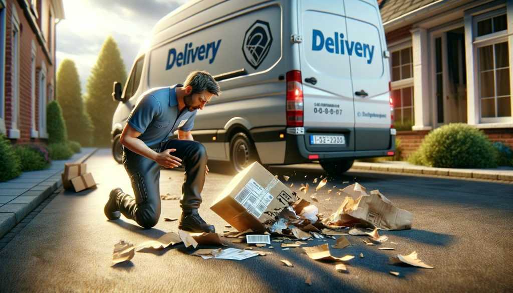 uszkodzona paczka- co robić