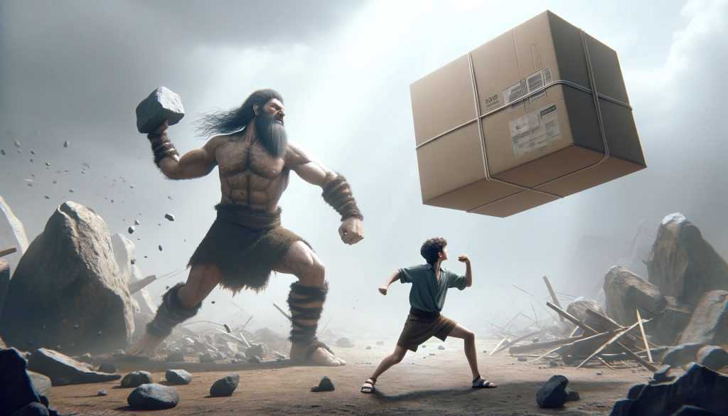 kurier do anglii- giganci vs małe firmy